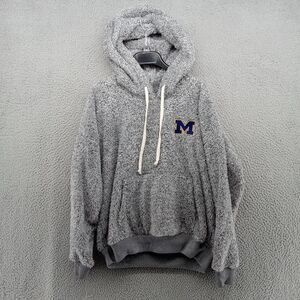 Michigan Wolverines Sweater Womens Medium Spirit Activewear Sherpa Fleece Hoodie